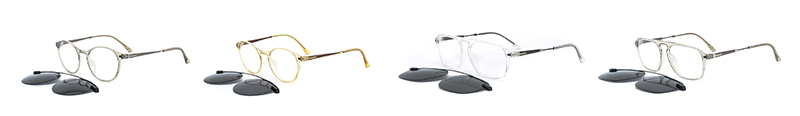 TR90 Clip-on Eyeglasses 57R7001-7003
